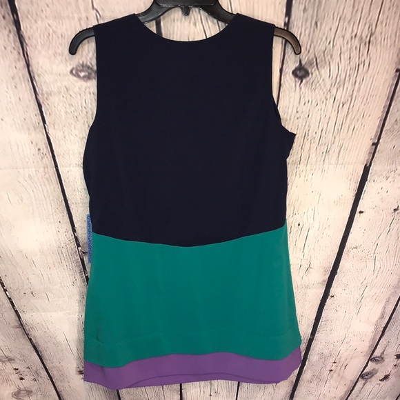 Simply Vera women’s multi color top sleeveless - Picture 5 of 5